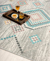 Covor Salsa de exterior si interior gri cu tesatura plata 140x200 cm - LunaHome.ro