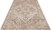 Covor Sand cu fire scurte model oriental bej-maro - LunaHome.ro