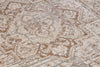 Covor Sand cu fire scurte model oriental bej-maro - LunaHome.ro
