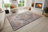 Covor Sand cu fire scurte model oriental vintage crem-albastru 160x235 cm - LunaHome.ro