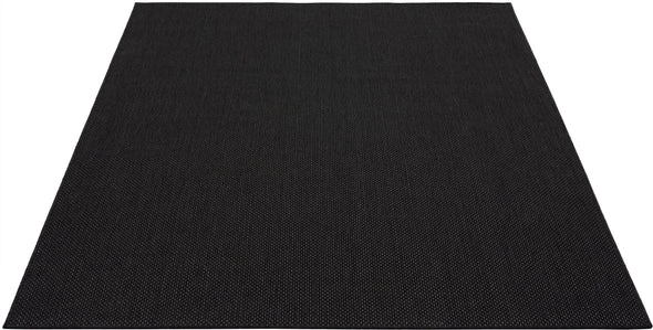 Covor Saylor cu tesatura plata pentru interior si exterior negru 120x170 cm - LunaHome.ro