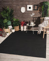 Covor Saylor cu tesatura plata pentru interior si exterior negru 120x170 cm - LunaHome.ro