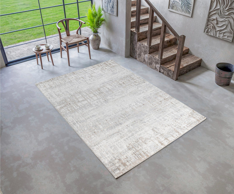 Covor Serafine cu aspect vintage model 3d bej 160x230 cm - LunaHome.ro