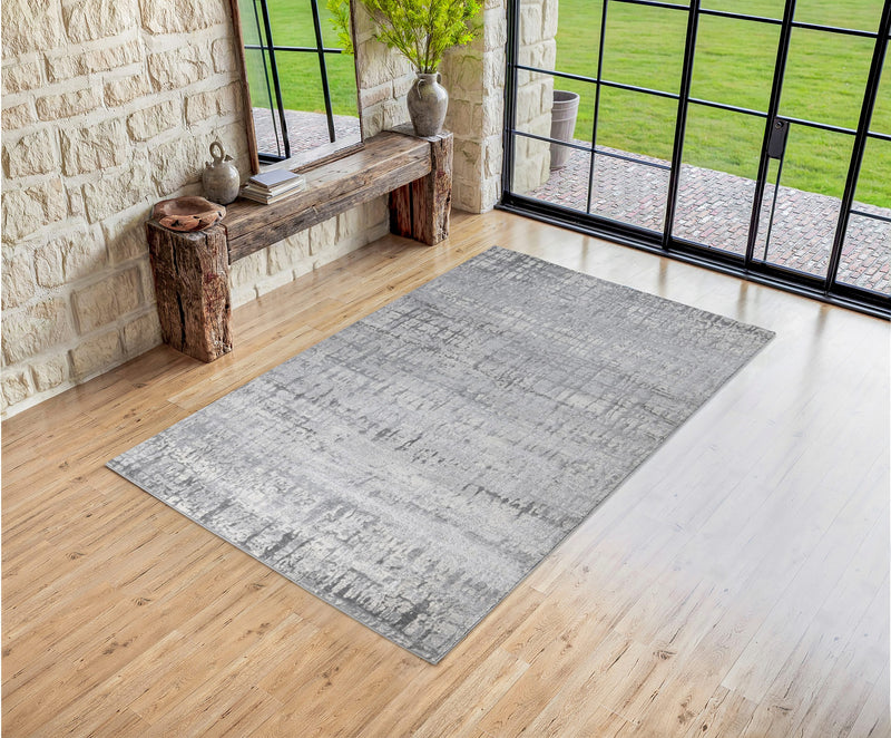 Covor Serafine cu aspect vintage model 3d gri 160x230 cm - LunaHome.ro