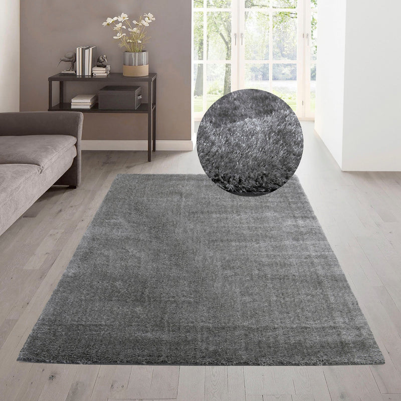 Covor Shaggy Amina foarte moale gri 160x230 cm - LunaHome.ro