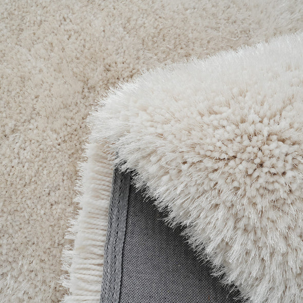 Covor Shaggy Micro exclusiv foarte gros si pufos crem 300x400 cm