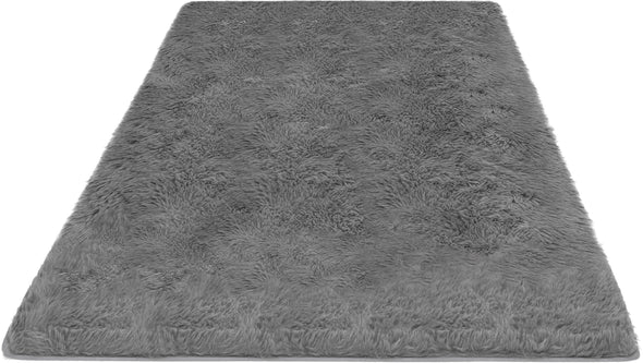 Covor Shaggy Silky foarte moale și pufos gri 160x220 cm - LunaHome.ro