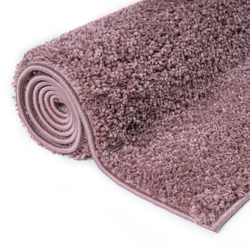Covor Shaggy Viva culoare lila, moale si pufos, 200x200 cm - LunaHome.ro