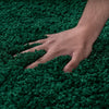 Covor Shaggy Viva verde inchis, moale si pufos, 200x200 cm - LunaHome.ro