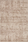 Covor Terrain cu fir scurt, design geometric vintage, 200x280 cm - LunaHome.ro