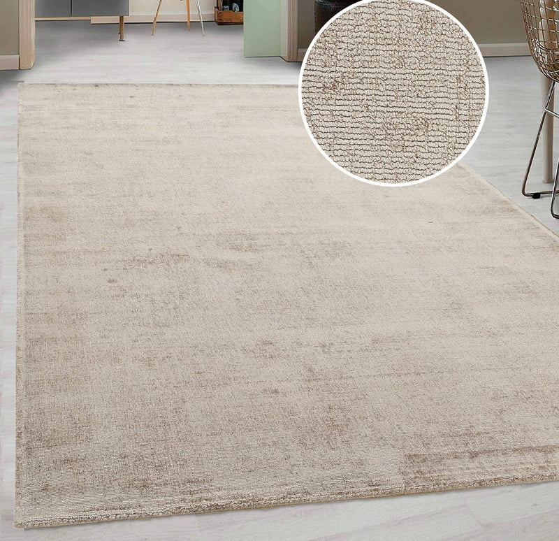 Covor Soley din viscoza bej foarte elegant 60x90 cm - LunaHome.ro