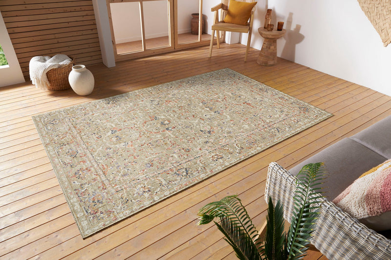 Covor Suez cu design oriental, subtire model 3D 190x280 cm - LunaHome.ro