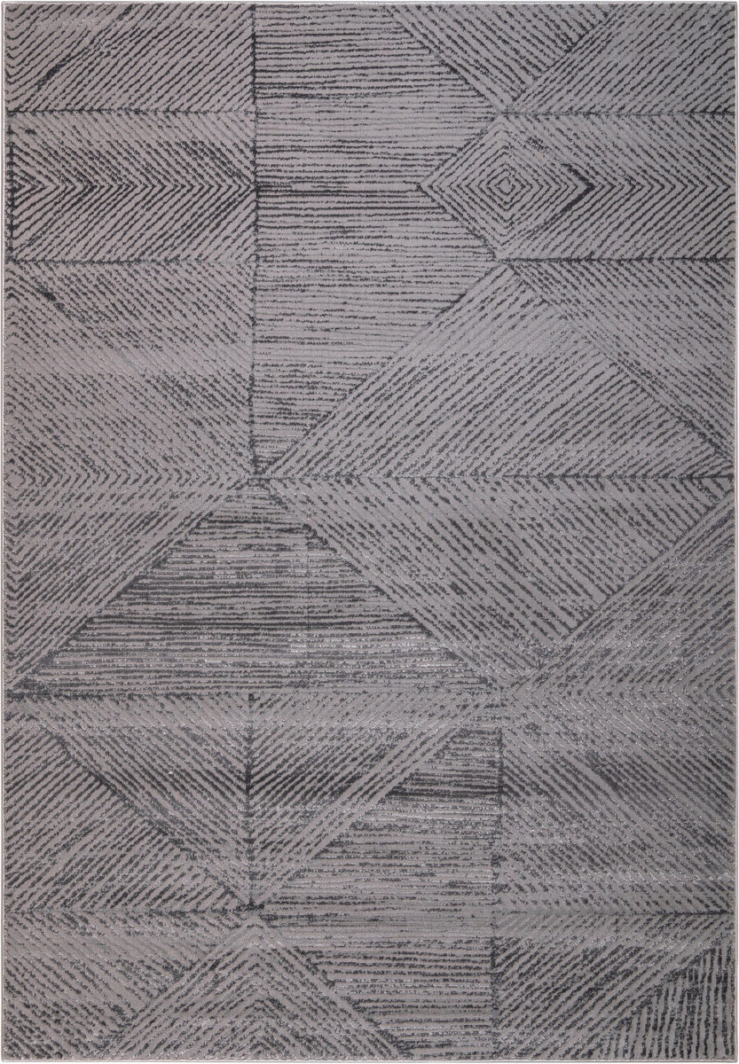 Covor Svante cu design modern, efect 3D gri 160x230 cm
