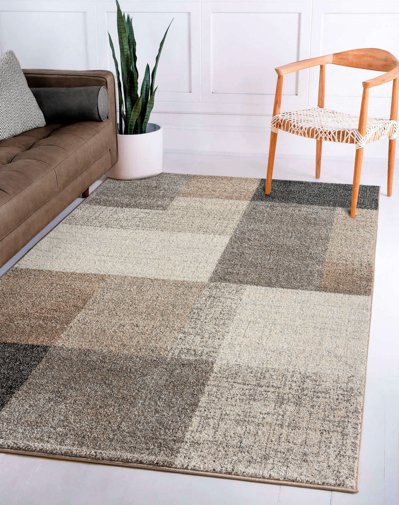 Covor Thales cu fir scurt, design modern, 120x160 cm - LunaHome.ro