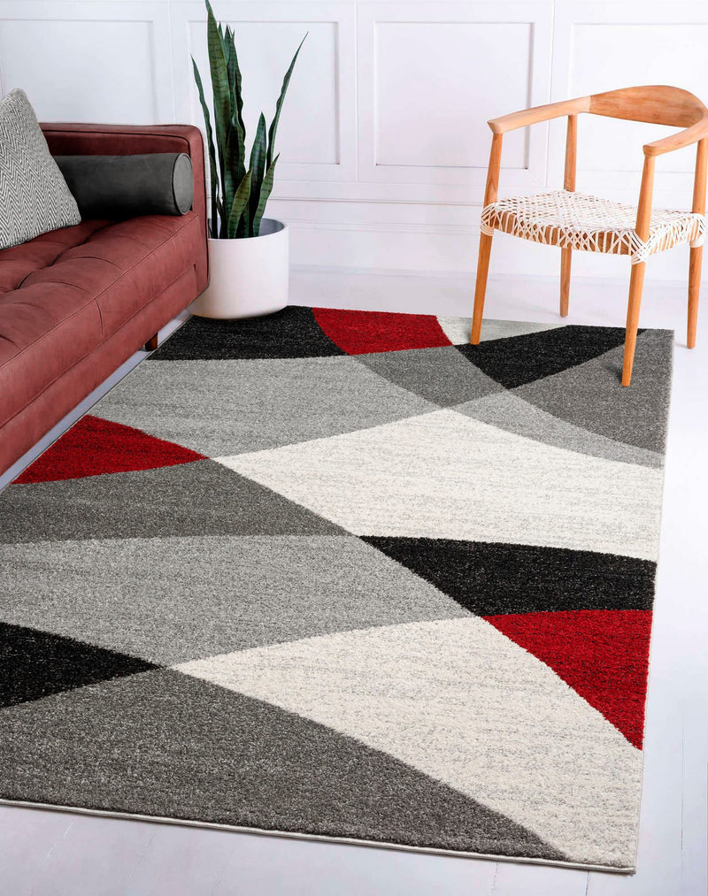 Covor Thales cu fir scurt, design modern, 120x160 cm - LunaHome.ro