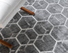 Covor Titan Trellis cu model geometric gri 183x274 cm