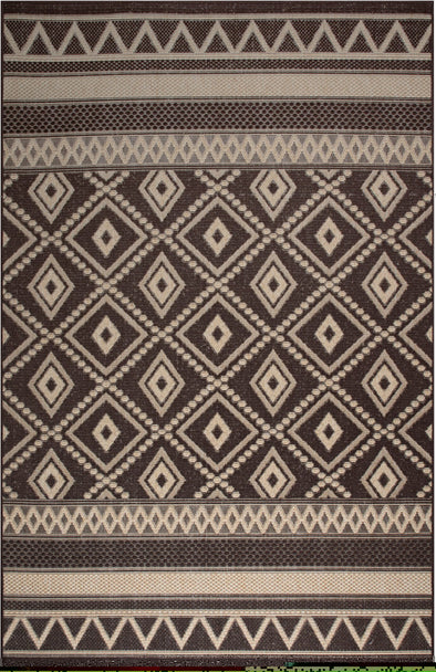 Covor Toronto pentru interior si exterior maro 80x150 cm - LunaHome.ro