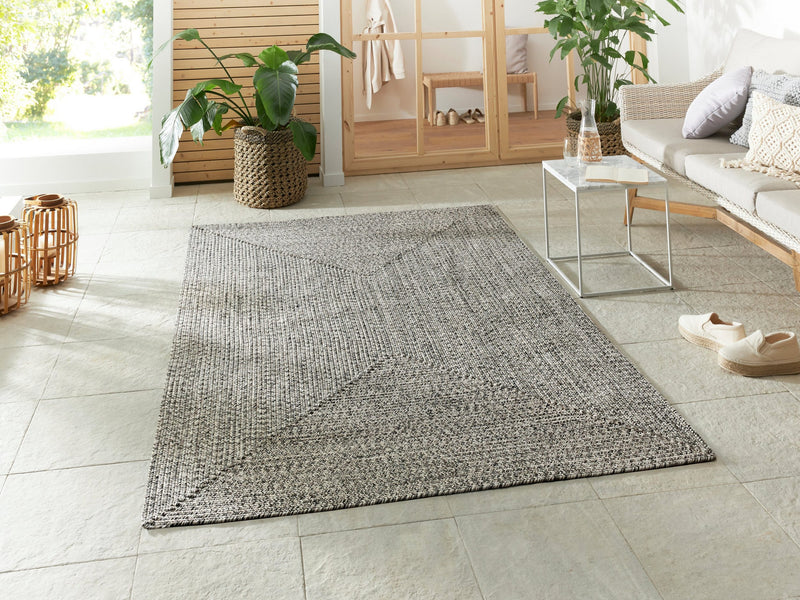 Covor Trenzado pentru exterior si interior gri 80x150 cm - LunaHome.ro