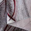 Covor Tritom în nuanțe de gri și roșu cu model modern, 120x180 cm - LunaHome.ro