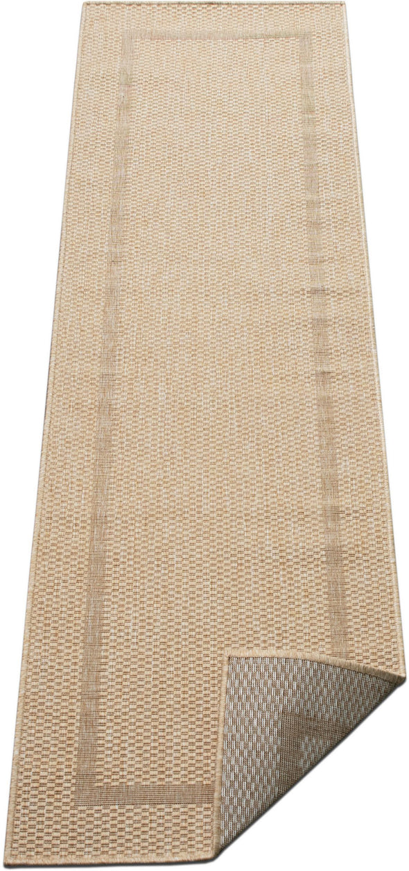 Covor Venice cu tesatura plata, aspect de sisal, bej 80x250 cm - LunaHome.ro