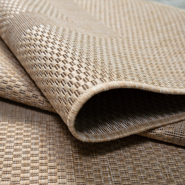 Covor Venice cu tesatura plata, aspect de sisal, bej 80x250 cm - LunaHome.ro
