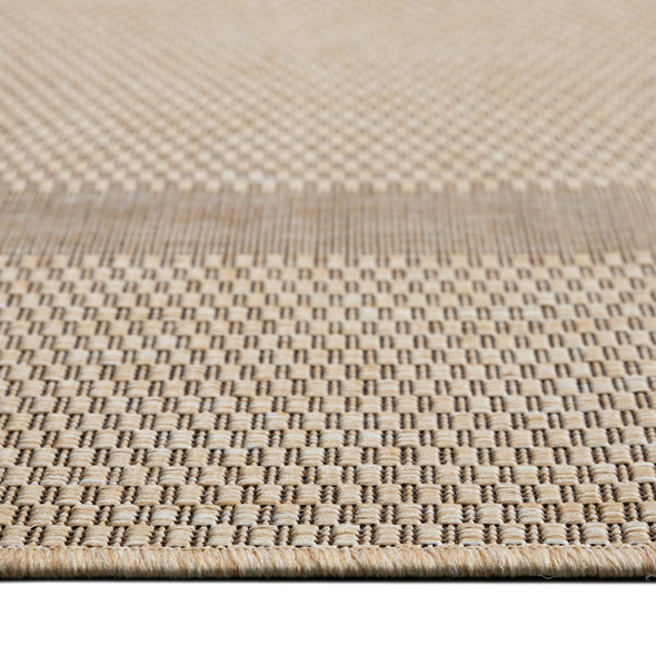 Covor Venice cu tesatura plata, aspect de sisal, bej 80x250 cm - LunaHome.ro