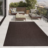 Covor Venice cu tesatura plata, aspect de sisal maro 200x290 cm - LunaHome.ro