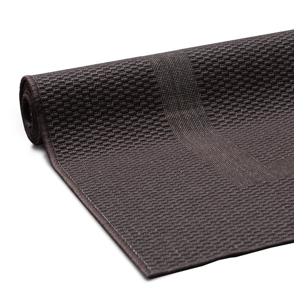 Covor Venice cu tesatura plata, aspect de sisal maro 80x150 cm - LunaHome.ro