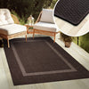Covor Venice cu tesatura plata, aspect de sisal maro 80x150 cm - LunaHome.ro