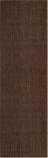 Covor Venice cu tesatura plata, aspect de sisal maro 80x250 cm - LunaHome.ro