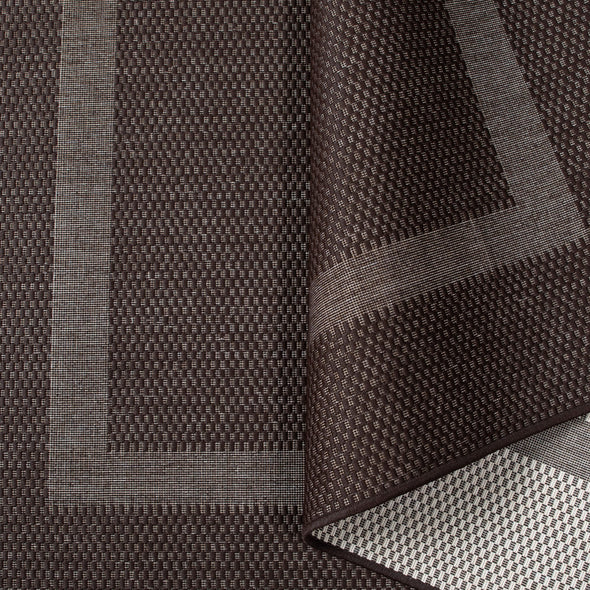 Covor Venice cu tesatura plata, aspect de sisal maro 80x250 cm - LunaHome.ro