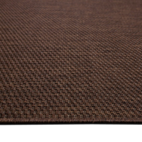 Covor Venice cu tesatura plata, aspect de sisal maro 80x250 cm - LunaHome.ro