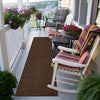 Covor Venice cu tesatura plata, aspect de sisal maro 80x250 cm - LunaHome.ro
