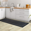 Covor Venice cu tesatura plata, aspect de sisal negru 67x230 cm - LunaHome.ro