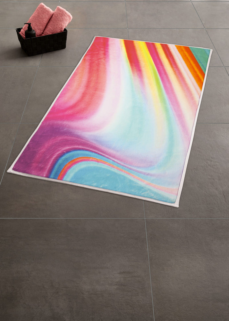 Covor Vibes pentru baie lavabil cu design modern 50x80 cm