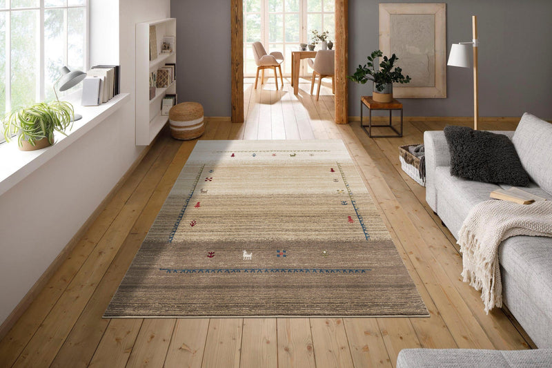 Covor »Arkansas« cu aspect oriental, fire scurte, bej 60x90 cm - LunaHome.ro