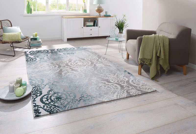 Covor Bahar cu design 3D foarte elegant, stil baroc 80x150 cm - LunaHome.ro