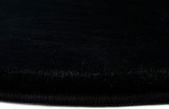 Covor »Balu« cu textura de blana de iepure negru 120x180 cm - LunaHome.ro