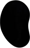 Covor »Balu« cu textura de blana de iepure negru 120x180 cm - LunaHome.ro