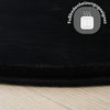 Covor »Balu« cu textura de blana de iepure negru 120x180 cm - LunaHome.ro