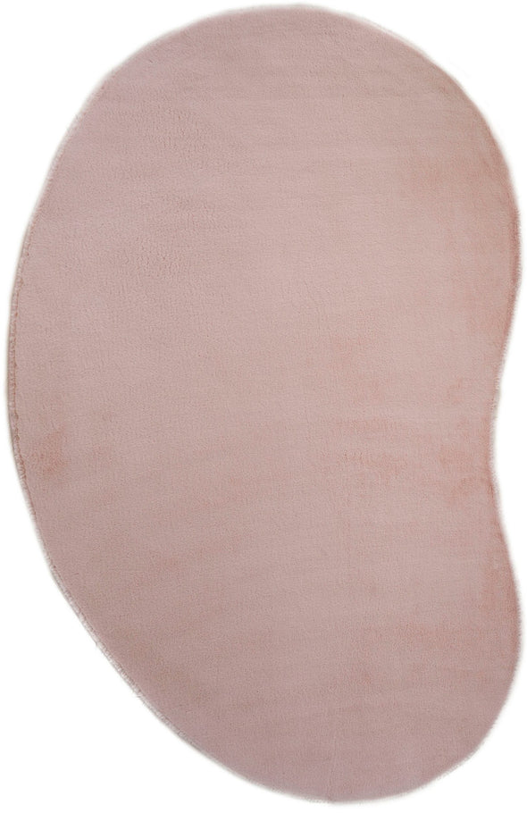 Covor »Balu« cu textura de blana de iepure roz 120x180 cm - LunaHome.ro