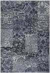 Covor Bloques cu fir scurt, design modern gri-crem 160x230 cm - LunaHome.ro