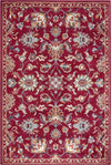 Covor »Caracci« cu design oriental roșu, fire scurte, 140x200 cm - LunaHome.ro