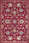 Covor »Caracci« cu design oriental roșu, fire scurte, 140x200 cm - LunaHome.ro
