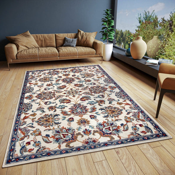 Covor »Caracci« cu design oriental crem, fire scurte, 120x170 cm - LunaHome.ro