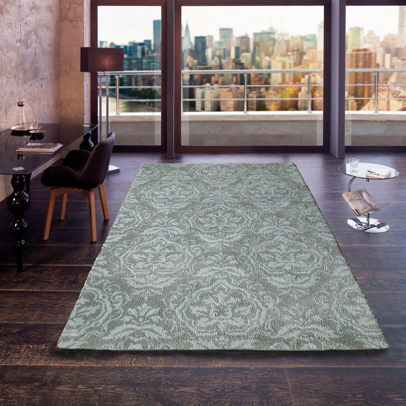 Covor »Cremona« cu model romantic gri pufos, 120x180 cm - LunaHome.ro