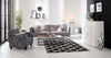 Covor Debora My Home cu model geometric negru 60x90 cm - LunaHome.ro