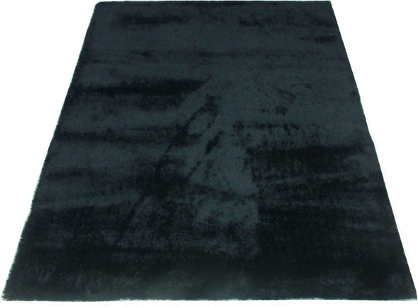 Covor »Deman« moale si pufos, aspect stralucitor, negru 160x230 cm - LunaHome.ro