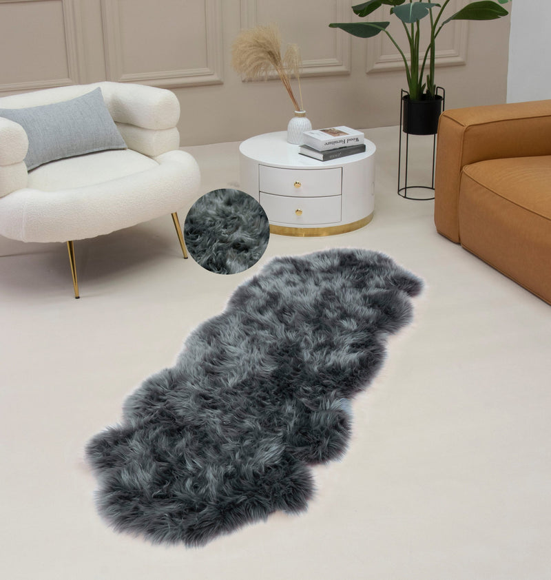 Covor »Dena« din blană sintetica foarte moale și pufoasă 60x180 cm - LunaHome.ro