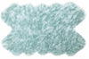 Covor »Dena« din blană sintetica moale și pufos albastru 120x180 cm - LunaHome.ro